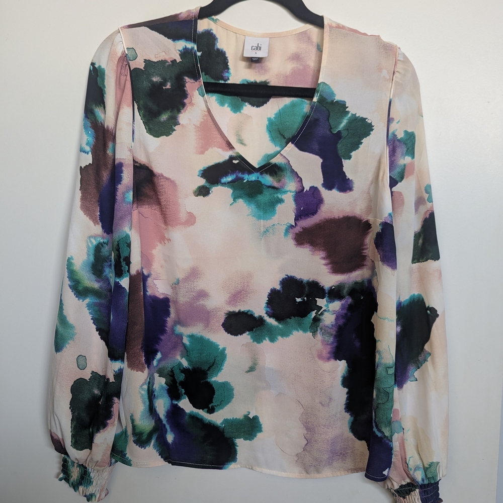 Multicolor V-Neck Top